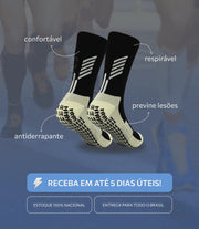 Meia antiderrapante esportes